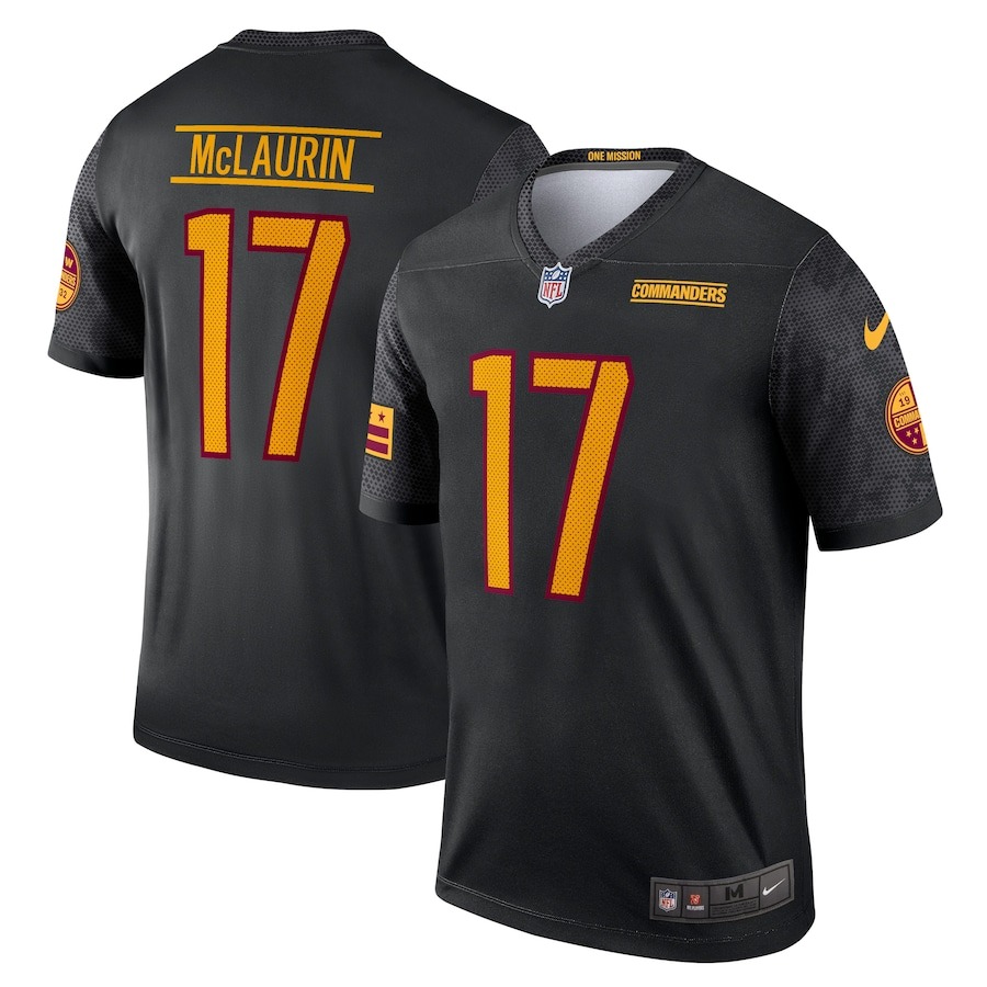 Men's Washington Commanders Terry McLaurin Nike Black Alternate Legend Jersey - Jersey