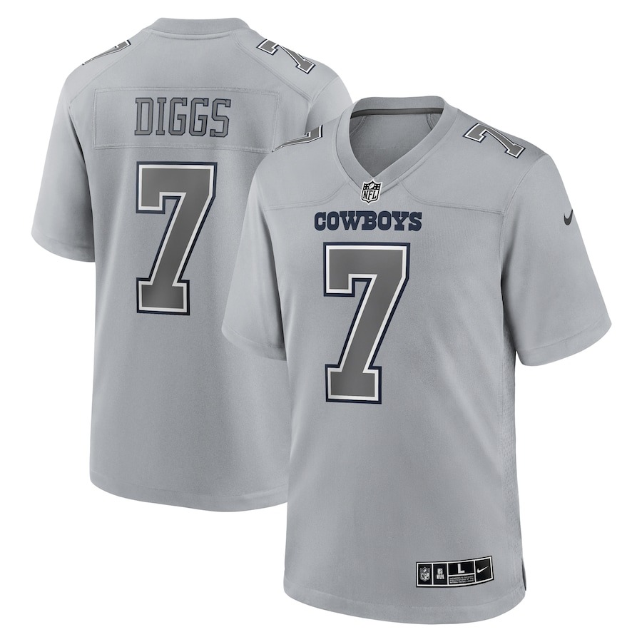 Men's Dallas Cowboys Trevon Diggs Nike Gray Atmosphere Fashion Game Jersey - Jersey