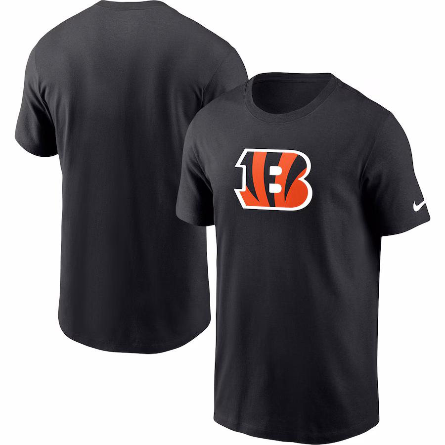 Men's Cincinnati Bengals Nike Black Team Primary Logo T-Shirt - Jersey