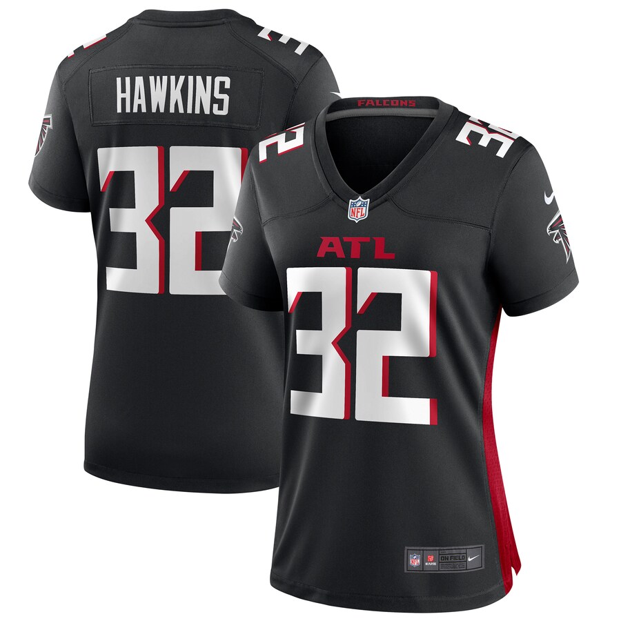 Women's Atlanta Falcons Jaylinn Hawkins Nike Black Game Jersey - Jersey