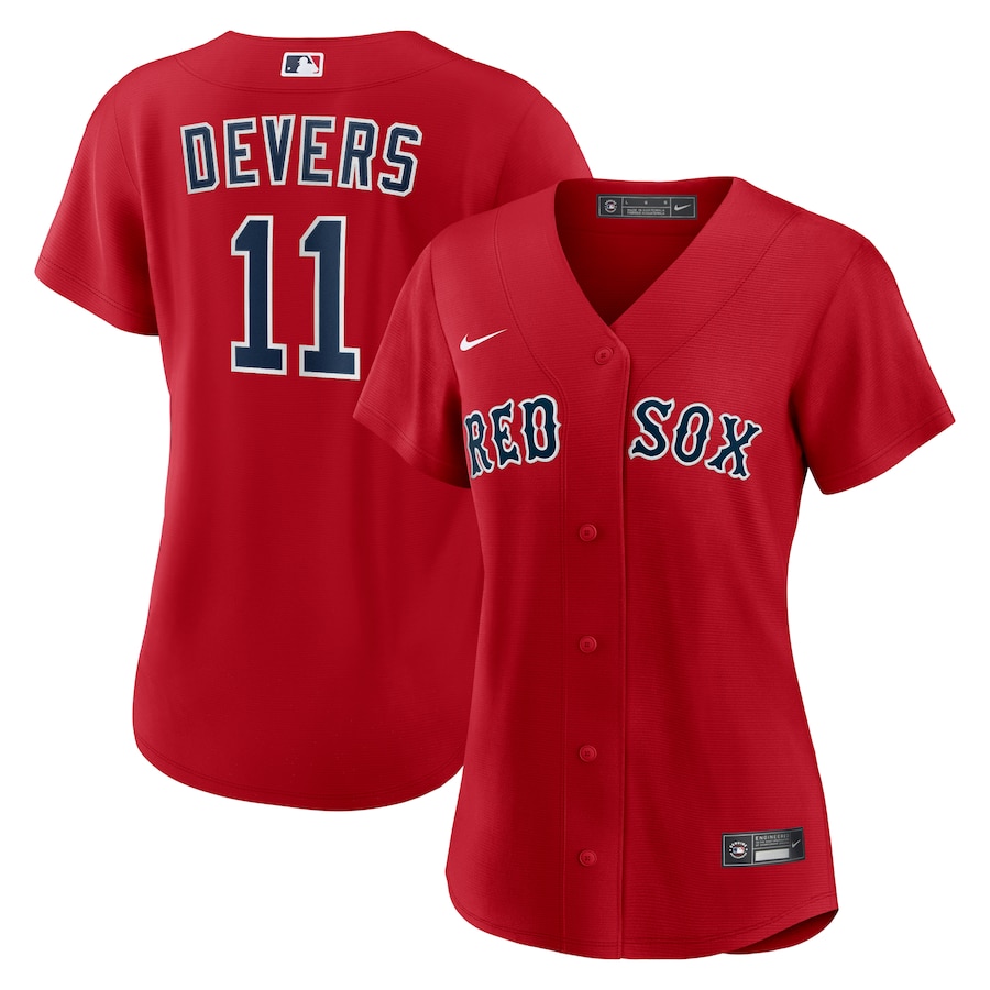 Women's Boston Red Sox Rafael Devers Nike Red Alternate Replica Player Jersey - Jersey