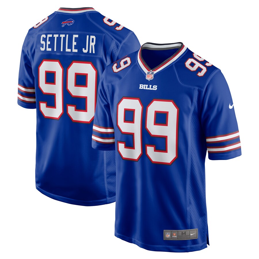 Men's Buffalo Bills Tim Settle Nike Royal Game Jersey - Jersey