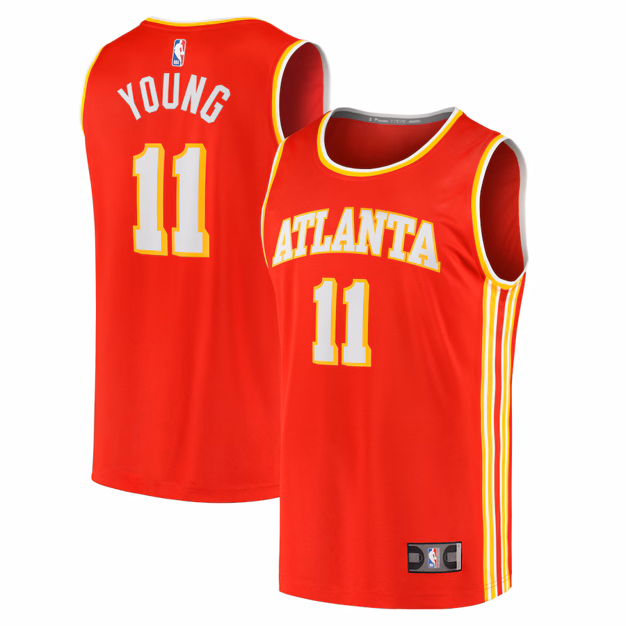 Youth Atlanta Hawks Trae Young Fanatics Red Fast Break Player Jersey - Icon Edition - Jersey