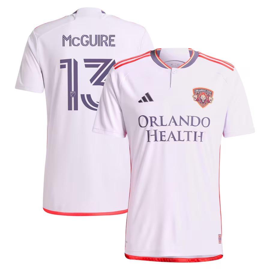 Men's Orlando City SC Duncan McGuire adidas Purple 2024 Legacy Kit Replica Player Jersey - Jersey
