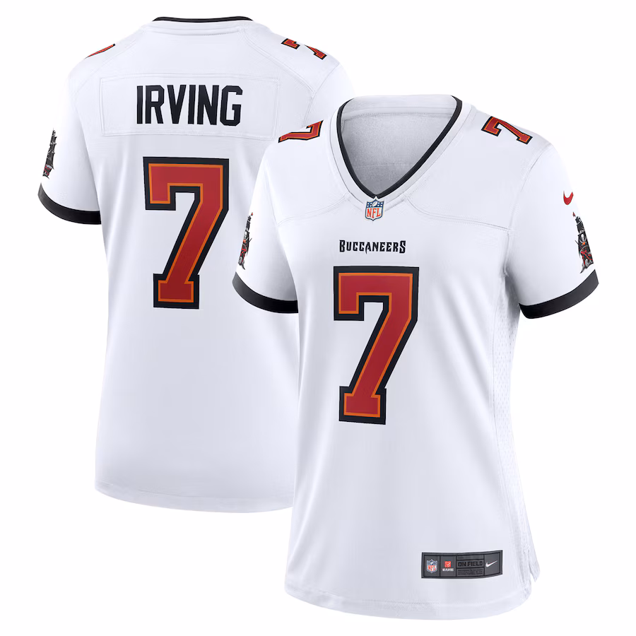 Women's Tampa Bay Buccaneers Bucky Irving Nike White Game Jersey - Jersey