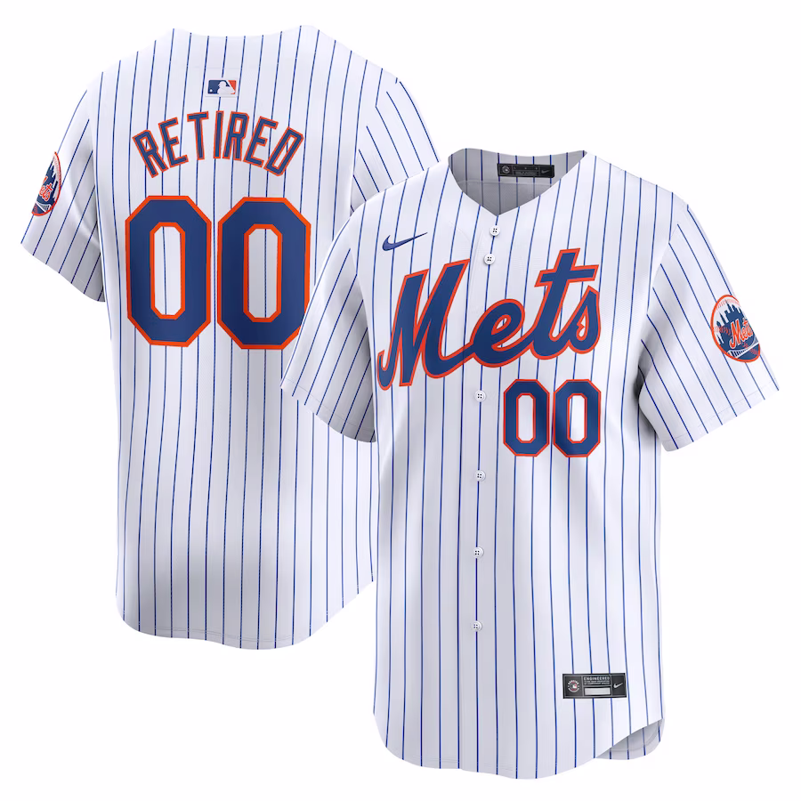 Men's New York Mets Nike White Home Limited Pick-A-Player Retired Roster Jersey - Jersey