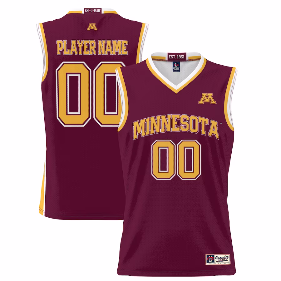 Minnesota Golden Gophers GameDay Greats Youth NIL Pick-A-Player Lightweight Basketball Jersey - Maroon - Jersey