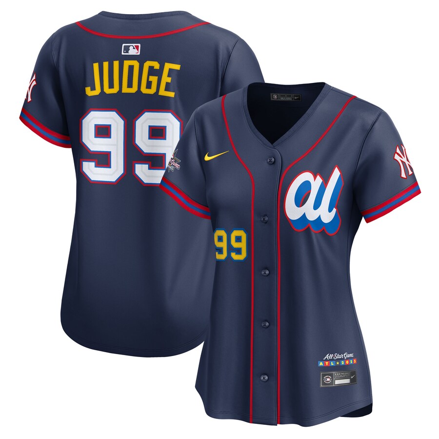 Women's American League Aaron Judge Nike Navy 2025 All-Star Edition Limited Player Jersey - Jersey