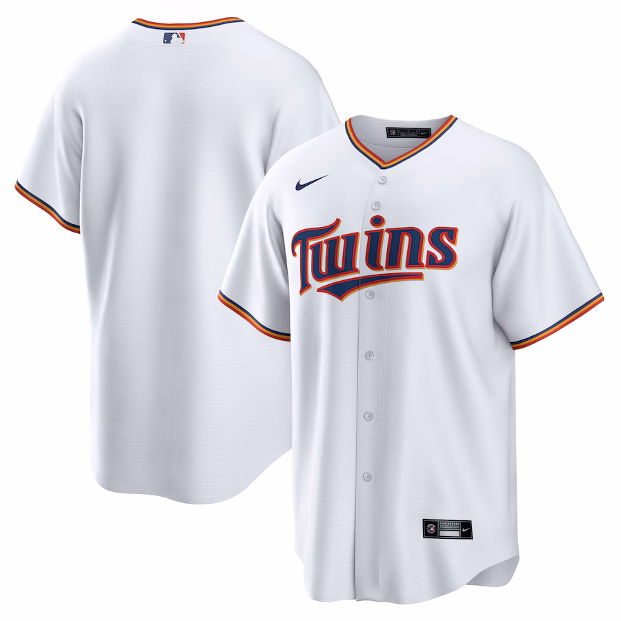 Men's Minnesota Twins Nike White Home Blank Replica Jersey - Jersey