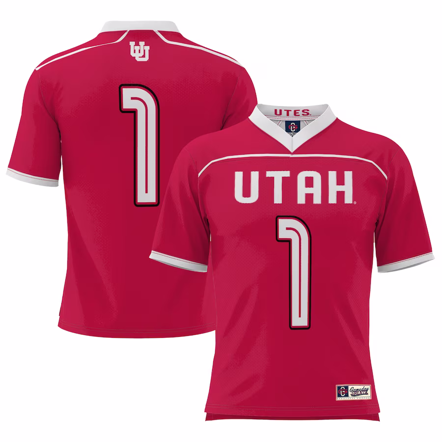 Utah Utes GameDay Greats #1 Lightweight Lacrosse Jersey - Red - Jersey