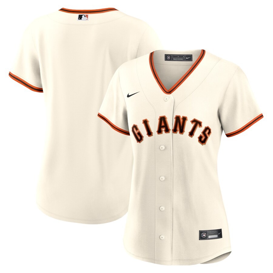 Women's San Francisco Giants Nike Cream Home Replica Team Jersey - Jersey