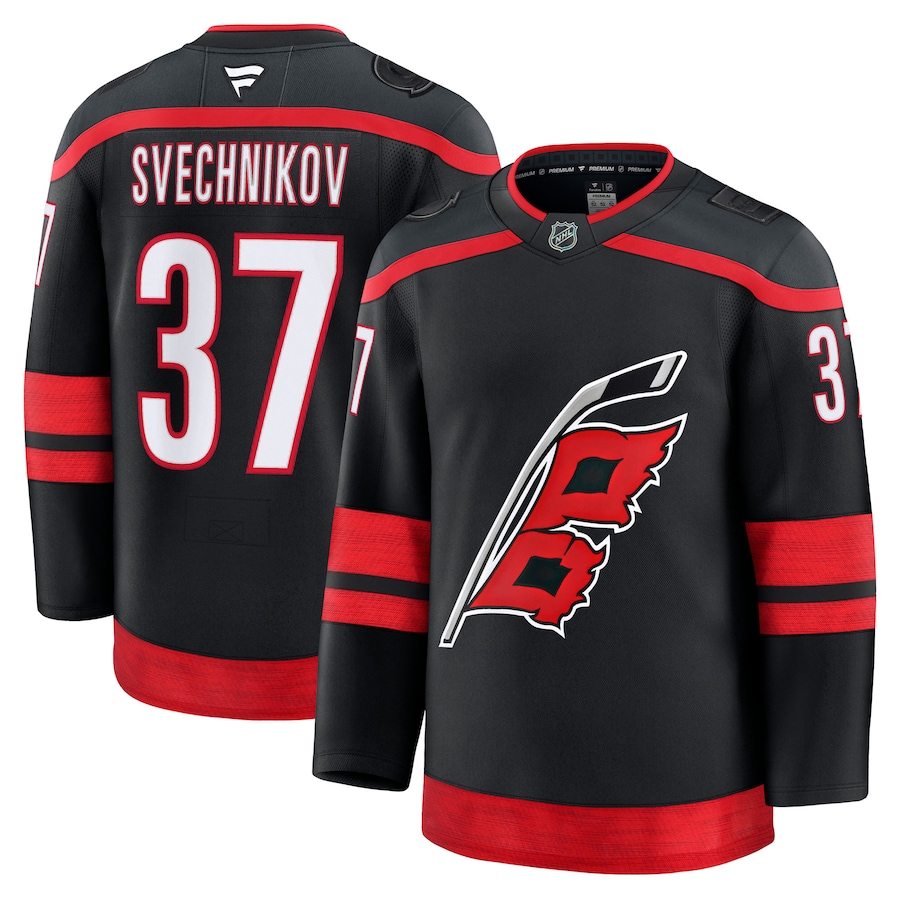 Men's Carolina Hurricanes Andrei Svechnikov Fanatics Black Home Premium Jersey - Jersey