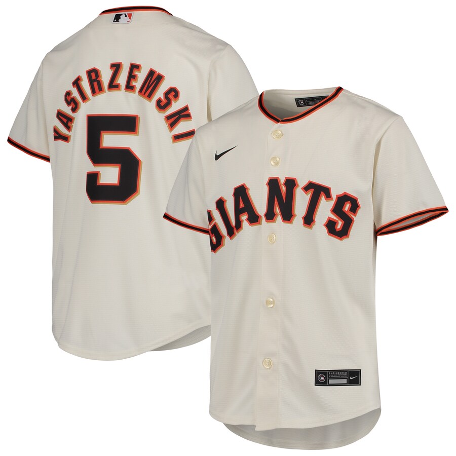 Youth San Francisco Giants Mike Yastrzemski Nike Cream Alternate Replica Player Jersey - Jersey