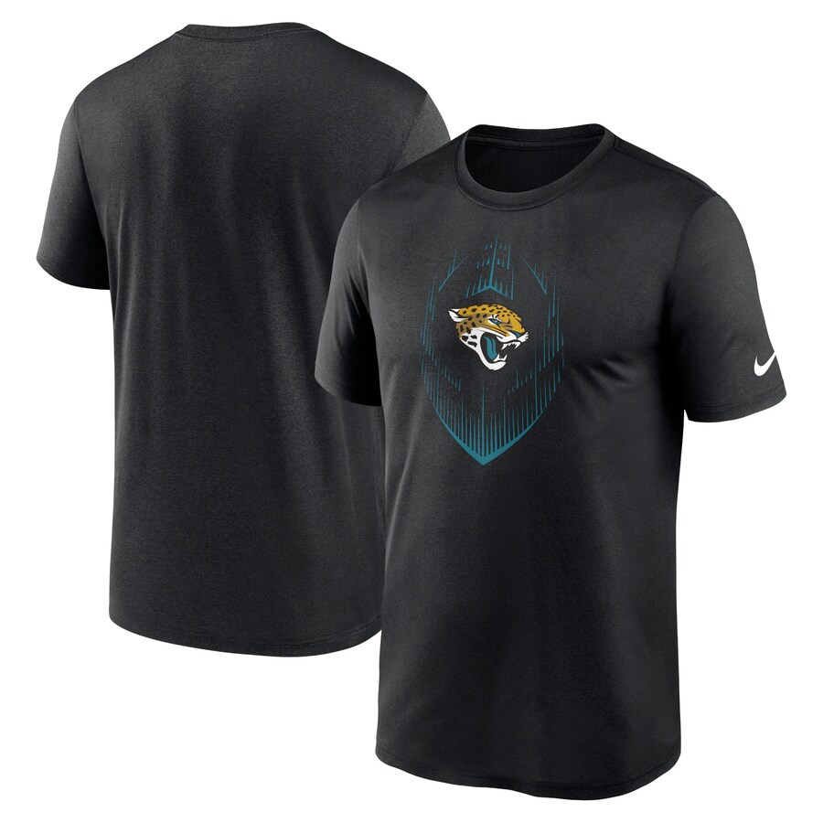 Men's Jacksonville Jaguars Nike Black Primetime Legend Icon Performance T-Shirt - Jersey