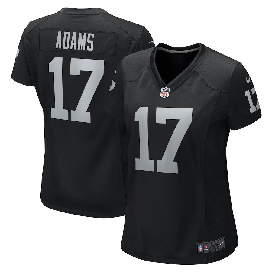 Women's Las Vegas Raiders Davante Adams Nike Black Player Jersey - Jersey
