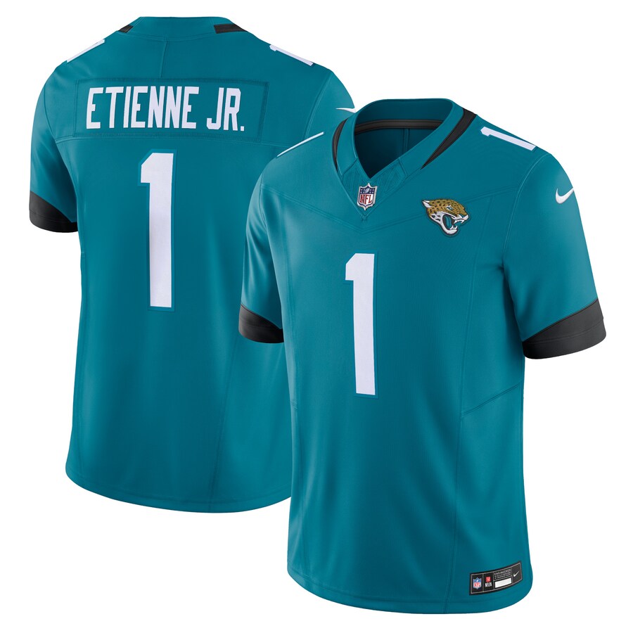 Men's Jacksonville Jaguars Travis Etienne Nike Teal Vapor F.U.S.E. Limited Jersey - Jersey