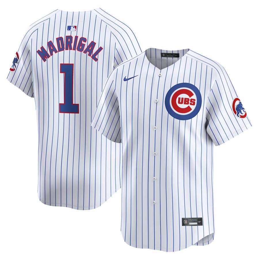 Men's Chicago Cubs Nick Madrigal Nike White Home Limited Player Jersey - Jersey
