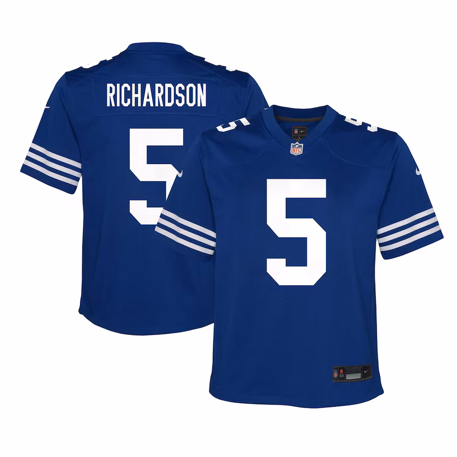 Youth Indianapolis Colts Anthony Richardson Nike Royal Alternate Player Game Jersey - Jersey