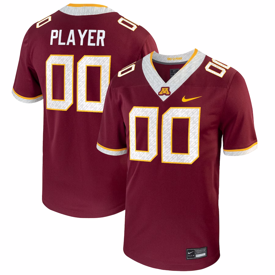 Minnesota Golden Gophers Nike Pick-A-Player NIL Replica Football Jersey - Maroon - Jersey