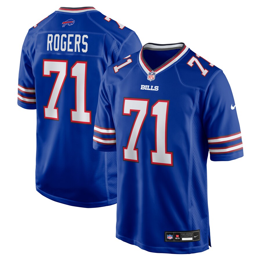 Men's Buffalo Bills Casey Rogers Nike Royal Team Game Jersey - Jersey