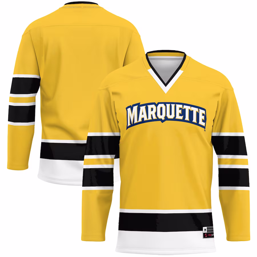 Marquette Golden Eagles GameDay Greats Hockey Jersey - Blue - Jersey