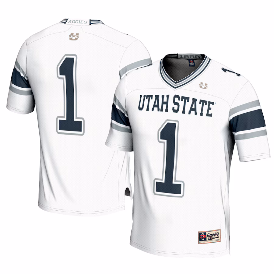 Youth GameDay Greats #1 White Utah State Aggies Football Jersey - Jersey