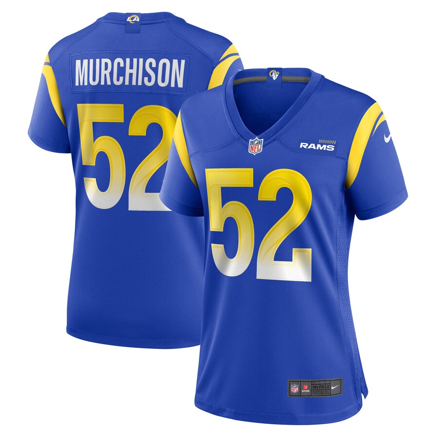 Women's Los Angeles Rams Larrell Murchison Nike  Royal Team Game Jersey - Jersey