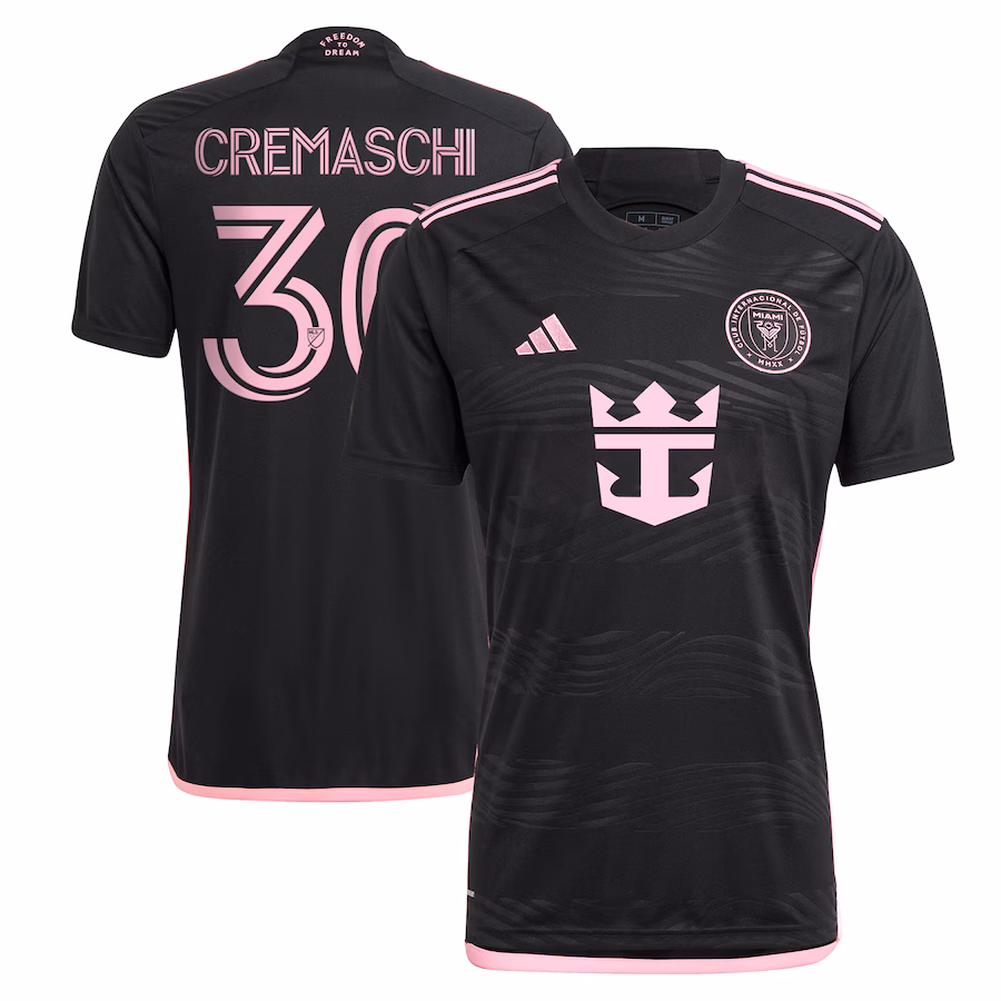 Men's Inter Miami CF Benjamin Cremaschi adidas Black 2024 La Noche Replica Player Jersey - Jersey