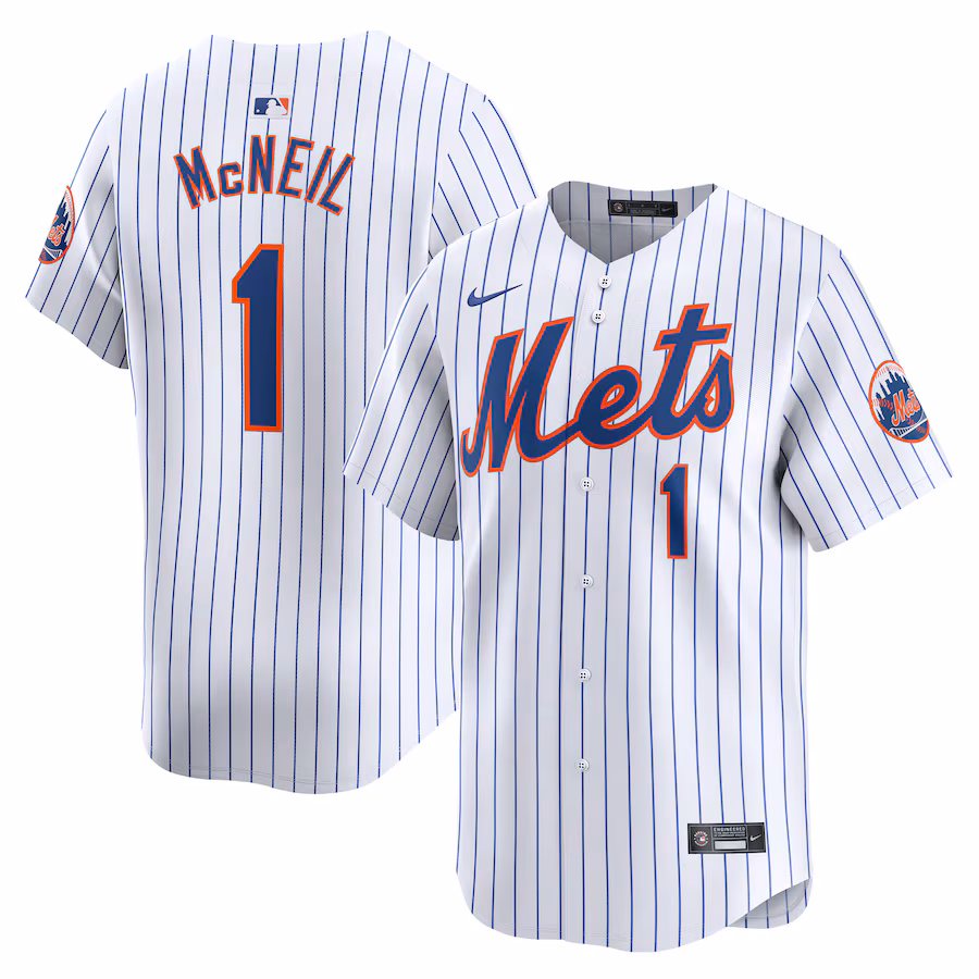 Men's New York Mets Jeff McNeil Nike White Home Limited Player Jersey - Jersey