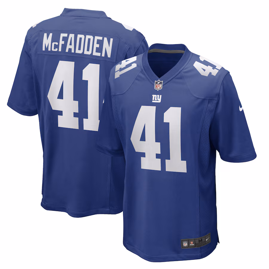 Men's New York Giants Micah McFadden Nike Royal Game Player Jersey - Jersey