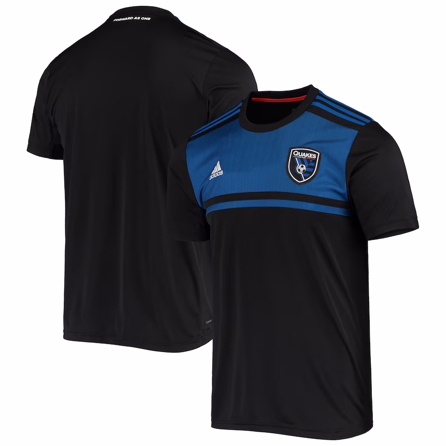 Men's San Jose Earthquakes adidas Black 2020 Replica Blank Primary AEROREADY Jersey - Jersey