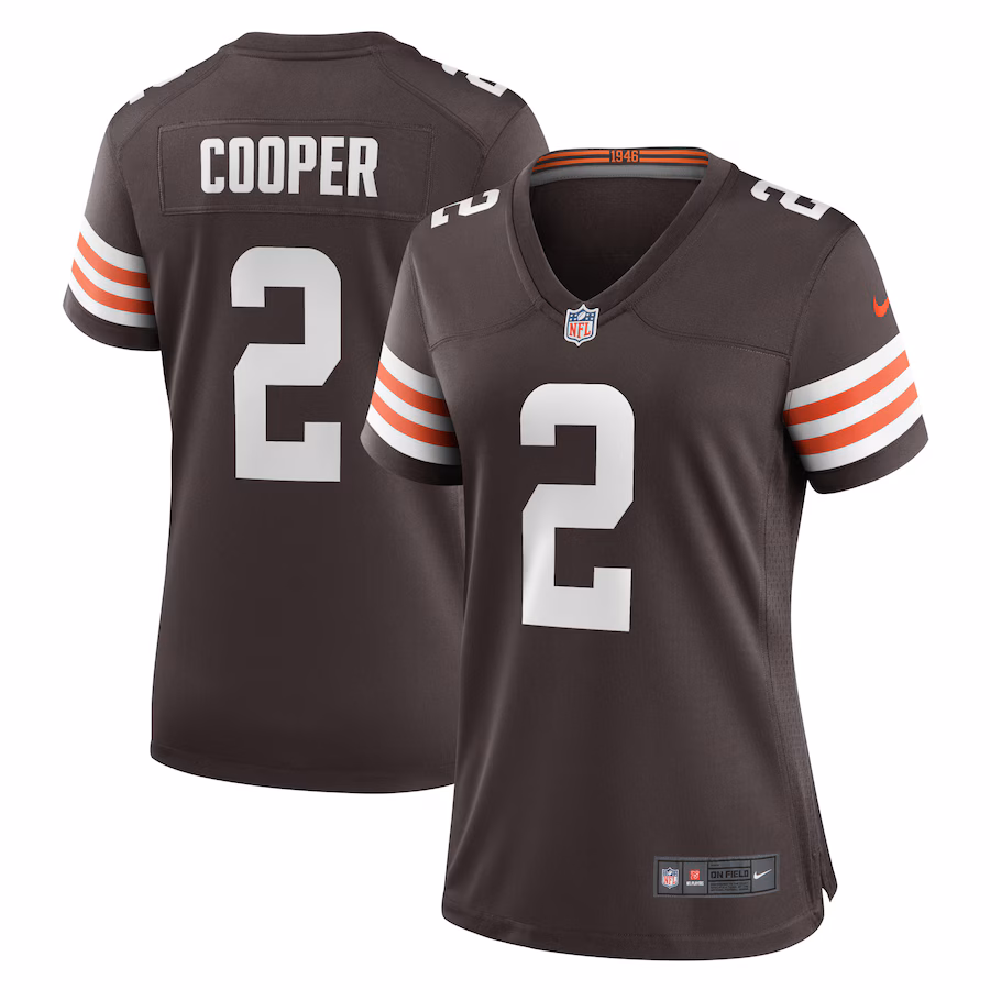 Women's Cleveland Browns Amari Cooper Nike Brown Game Jersey - Jersey