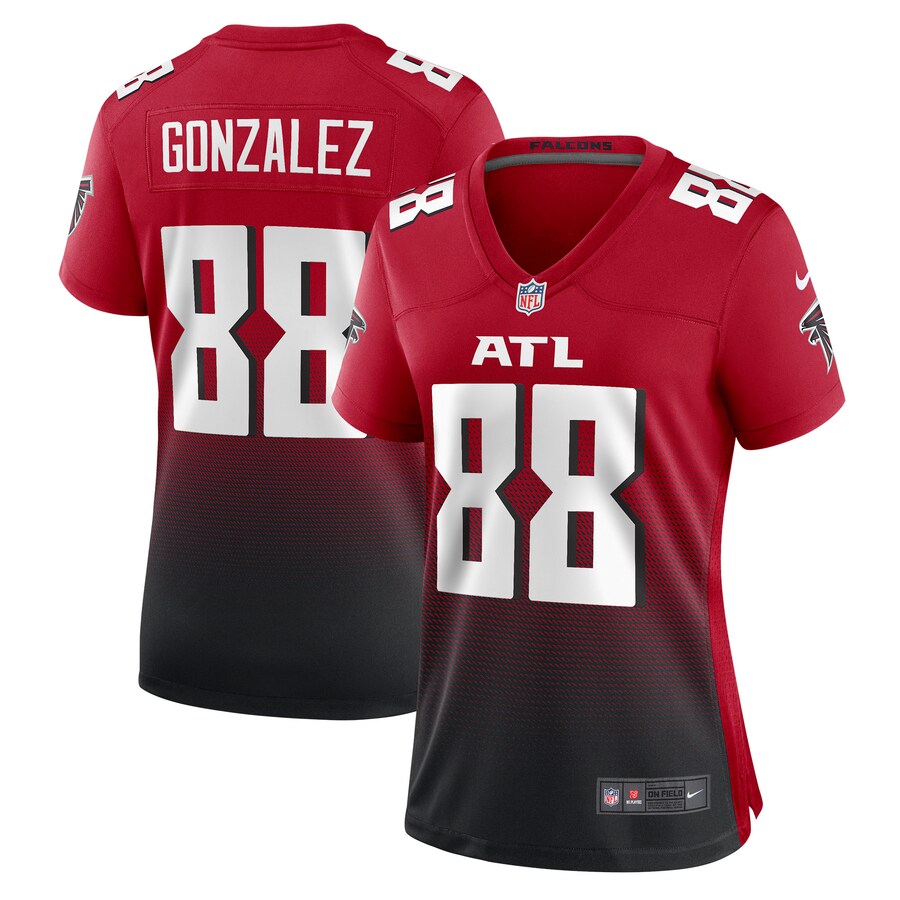Women's Atlanta Falcons Tony Gonzalez Nike Red Retired Game Jersey - Jersey