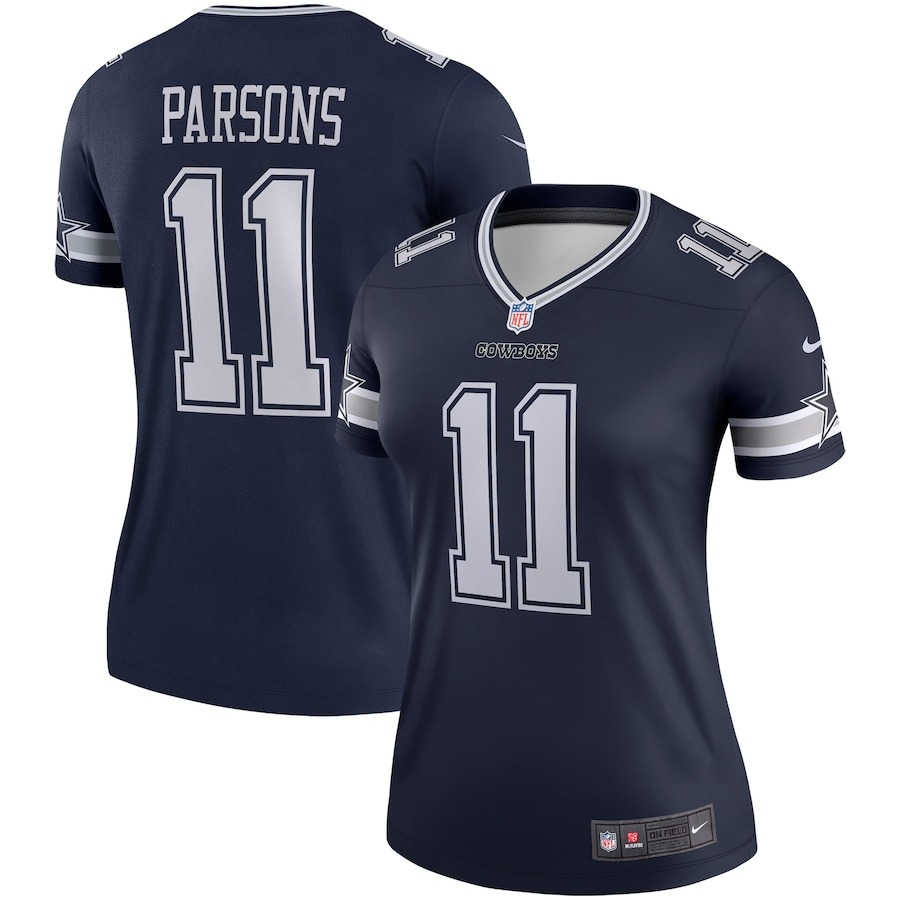 Women's Dallas Cowboys Micah Parsons Nike Navy Legend Jersey - Jersey