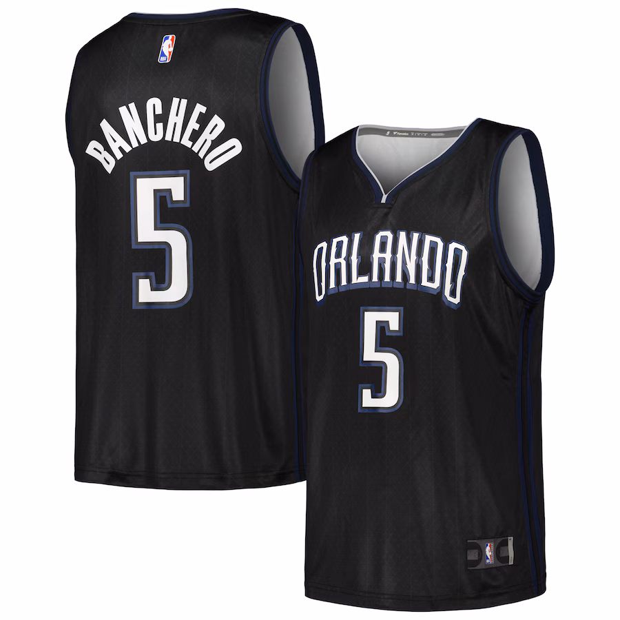 Men's Orlando Magic Paolo Banchero Fanatics Black Fastbreak Jersey - City Edition - Jersey