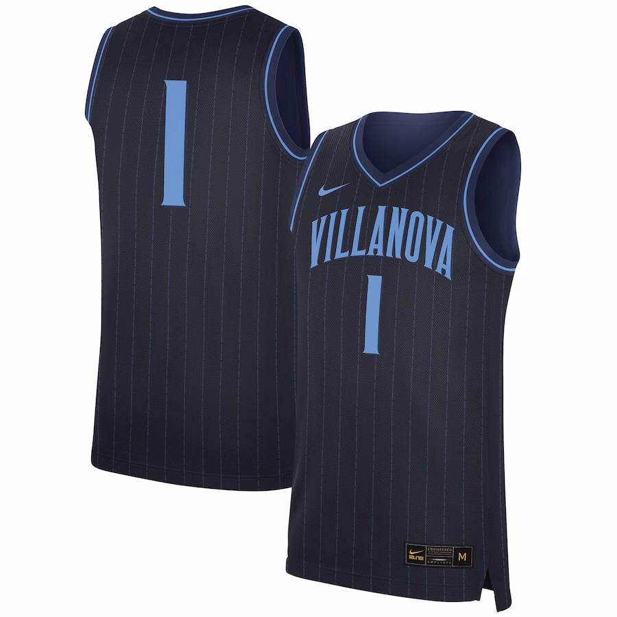 #1 Villanova Wildcats Nike Replica Jersey - Navy - Jersey