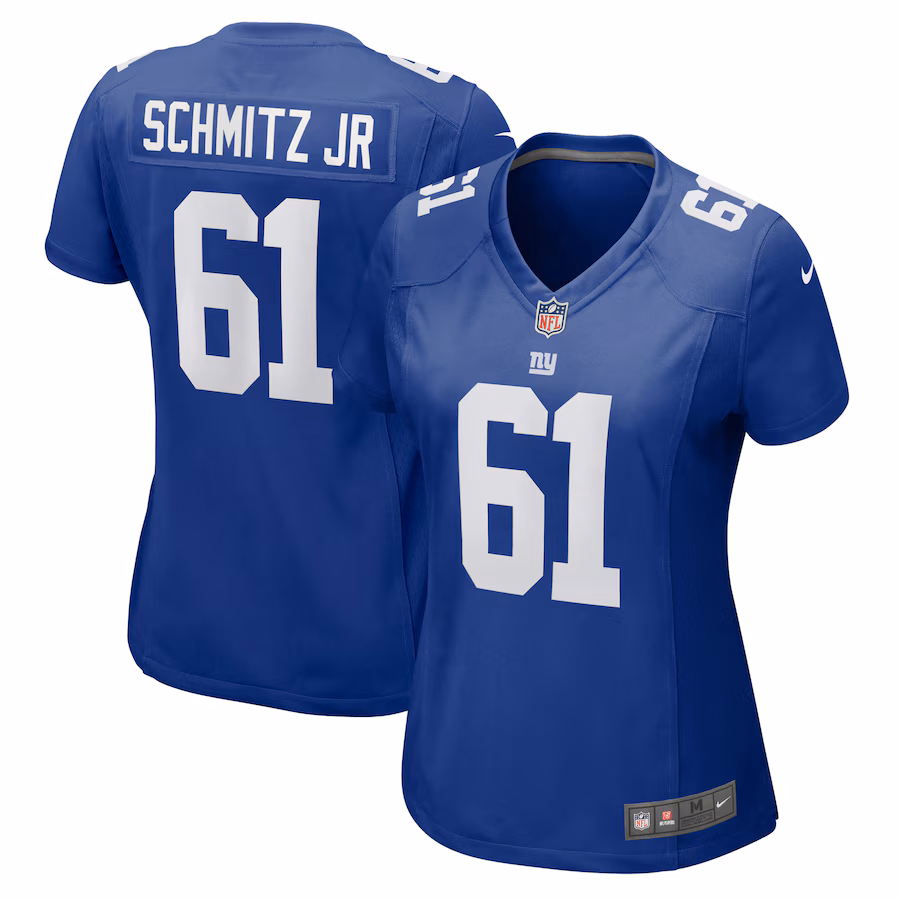 Women's New York Giants John Michael Schmitz Jr. Nike Royal Game Jersey - Jersey