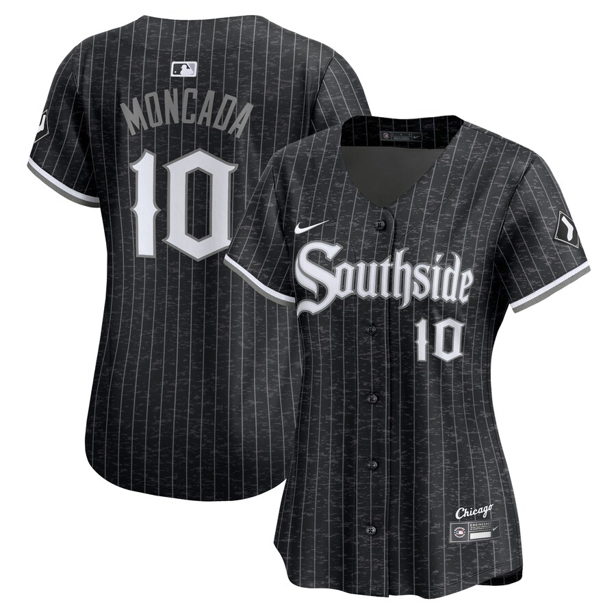 Women's Chicago White Sox Yoán Moncada Nike Black City Connect Limited Player Jersey - Jersey