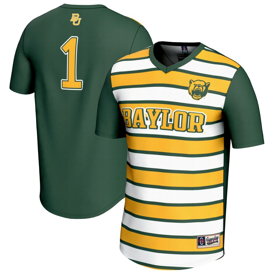 Unisex GameDay Greats #1 Green Baylor Bears Lightweight Soccer Fashion Jersey - Jersey