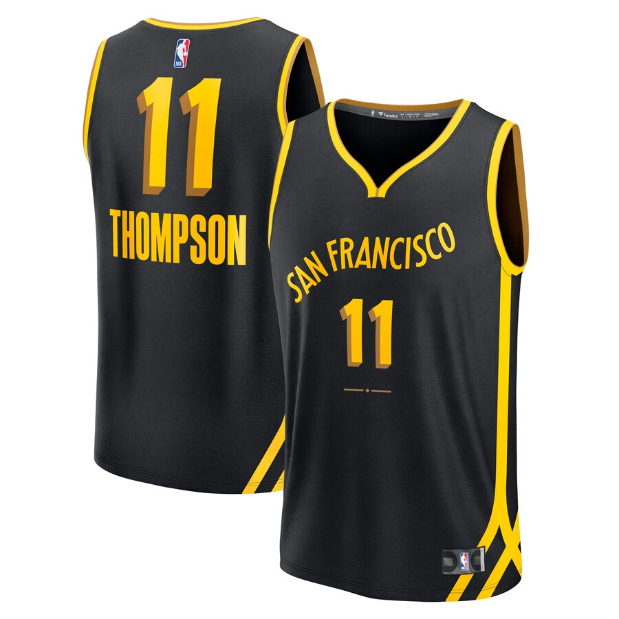 Men's Golden State Warriors Klay Thompson Fanatics Black Fast Break Jersey - City Edition - Jersey