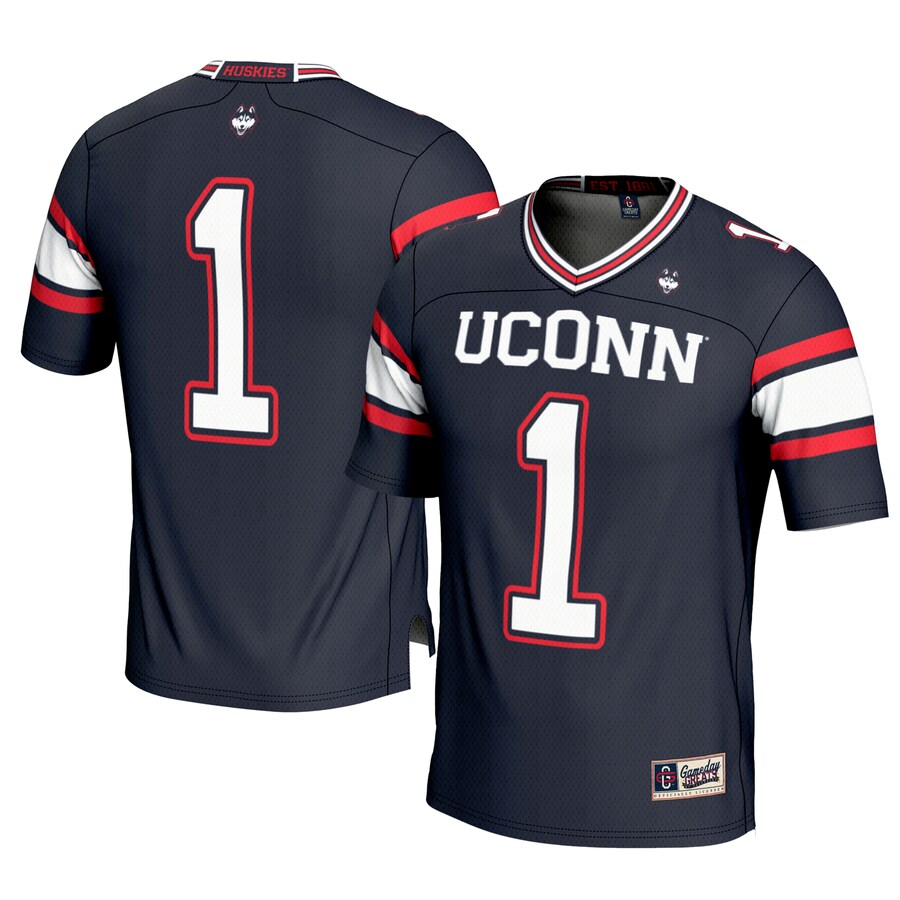 Youth GameDay Greats #1 Navy UConn Huskies Football Jersey - Jersey