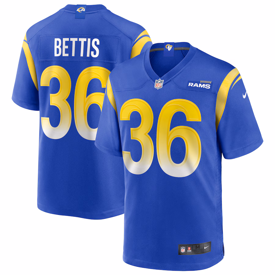 Men's Los Angeles Rams Jerome Bettis Nike Royal Game Retired Player Jersey - Jersey