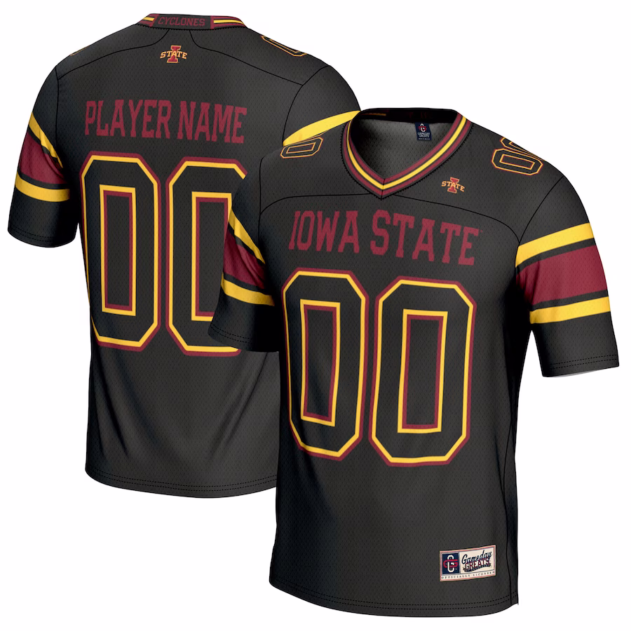 Iowa State Cyclones GameDay Greats NIL Pick-A-Player Football Jersey - Black - Jersey