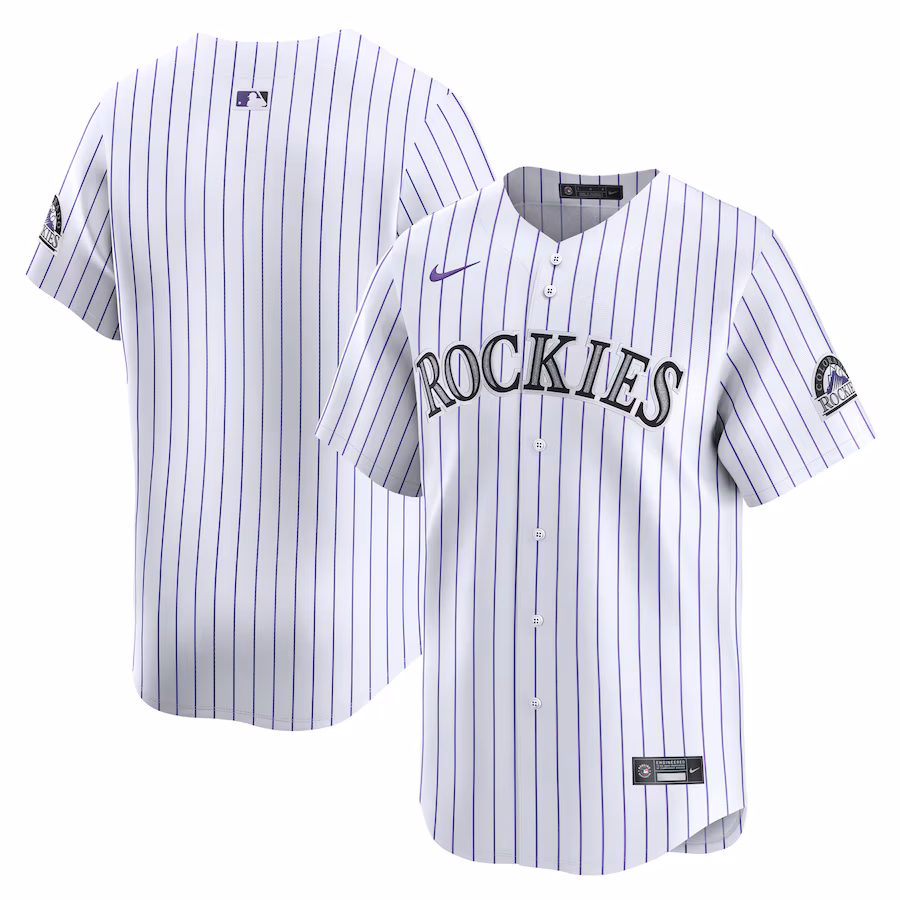 Youth Colorado Rockies Nike White Home Limited Jersey - Jersey