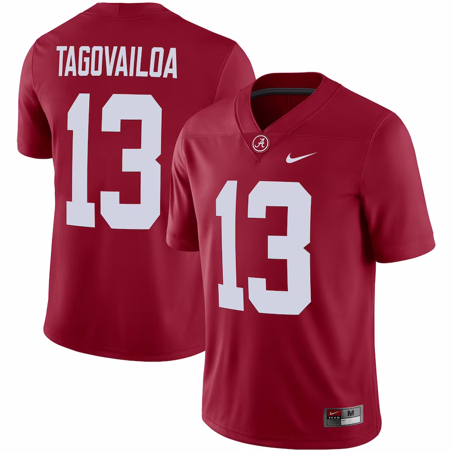 Tua Tagovailoa Alabama Crimson Tide Nike Alumni Player Jersey - Crimson - Jersey