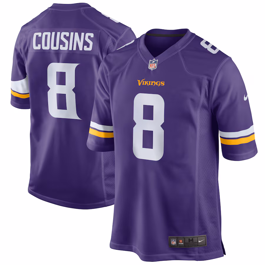 Youth Minnesota Vikings Kirk Cousins Nike Purple Game Jersey - Jersey