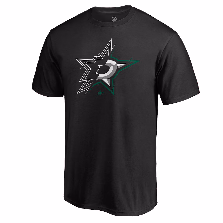 Men's Dallas Stars Black X-Ray T-Shirt - Jersey
