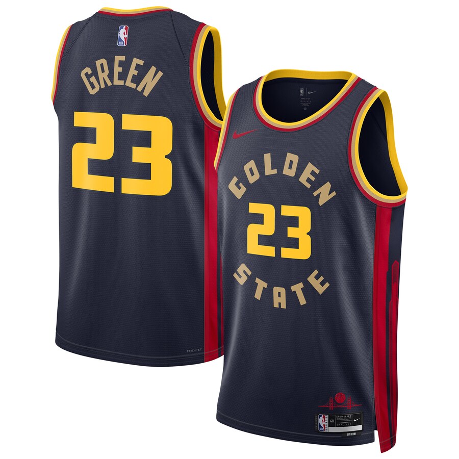 Unisex Golden State Warriors Draymond Green Nike Navy 2024/25 Swingman Player Jersey - City Edition - Jersey