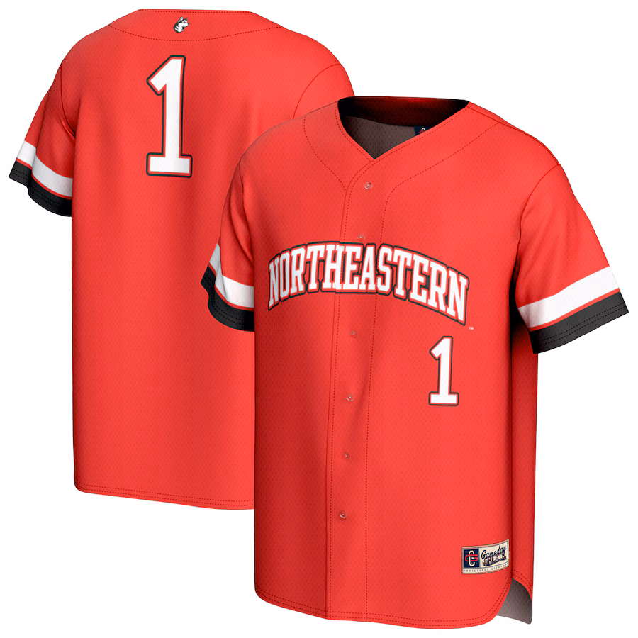 Youth GameDay Greats Red Northeastern Huskies Collegiate Baseball Fashion Jersey - Jersey