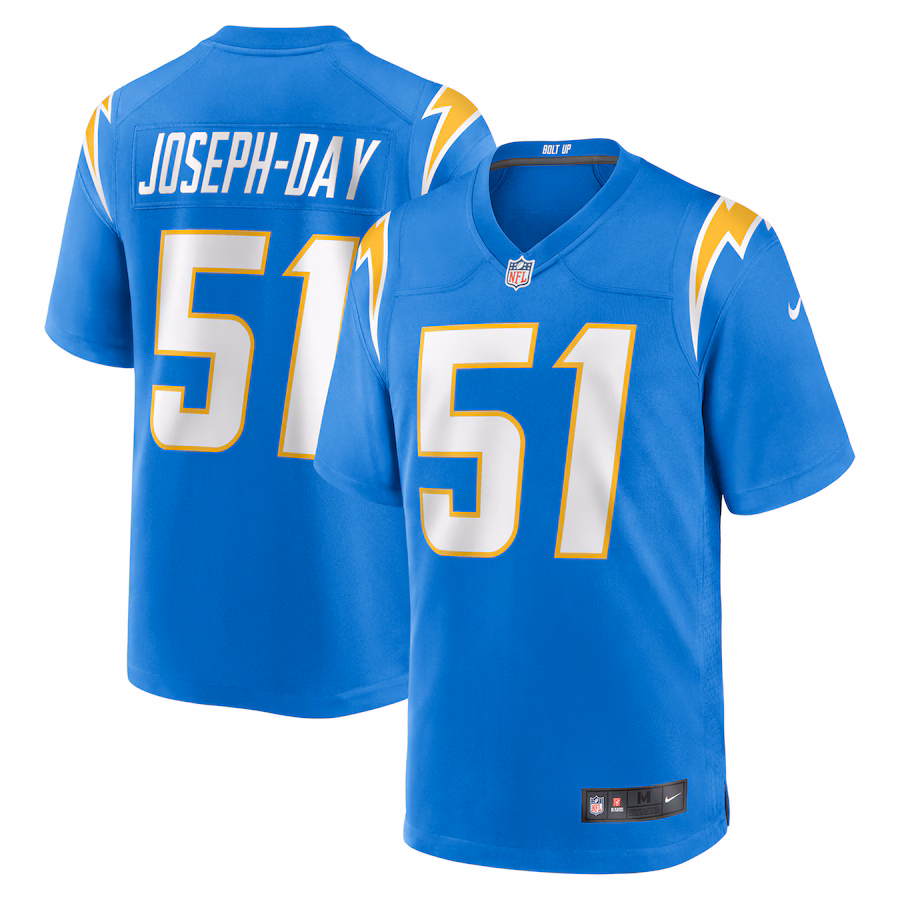 Men's Los Angeles Chargers Sebastian Joseph-Day Nike Powder Blue Game Player Jersey - Jersey